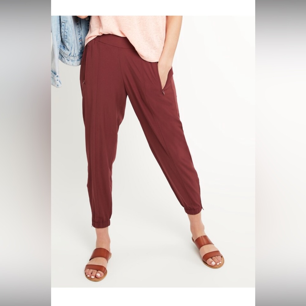Old Navy Maroon athletic pants, size xl - Picture 2 of 6